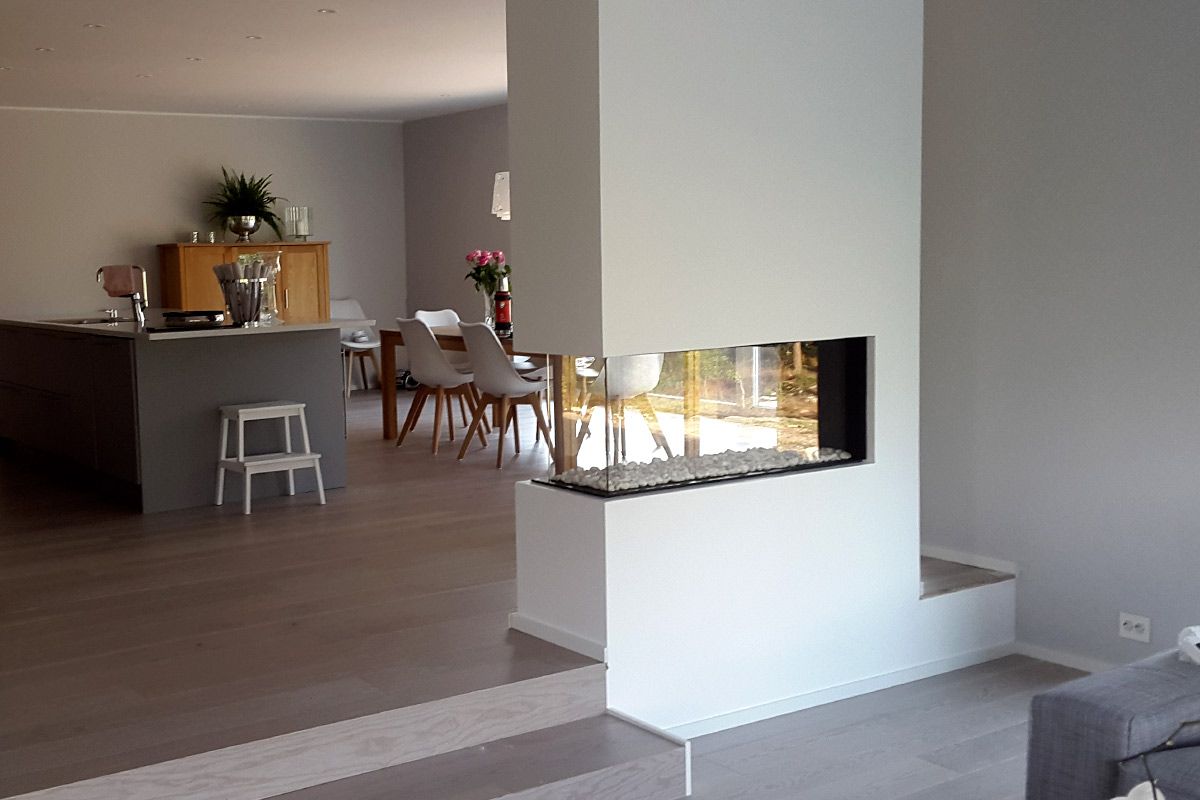 35 VisionLine Superior 1100RD | 3 sidet gasspeis med hvitesteiner