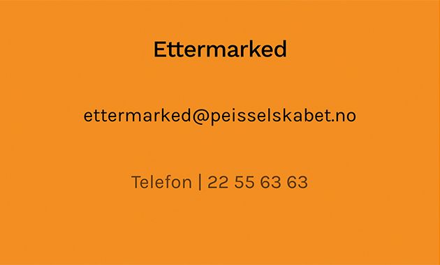 Ettermarked, Peisselskabet